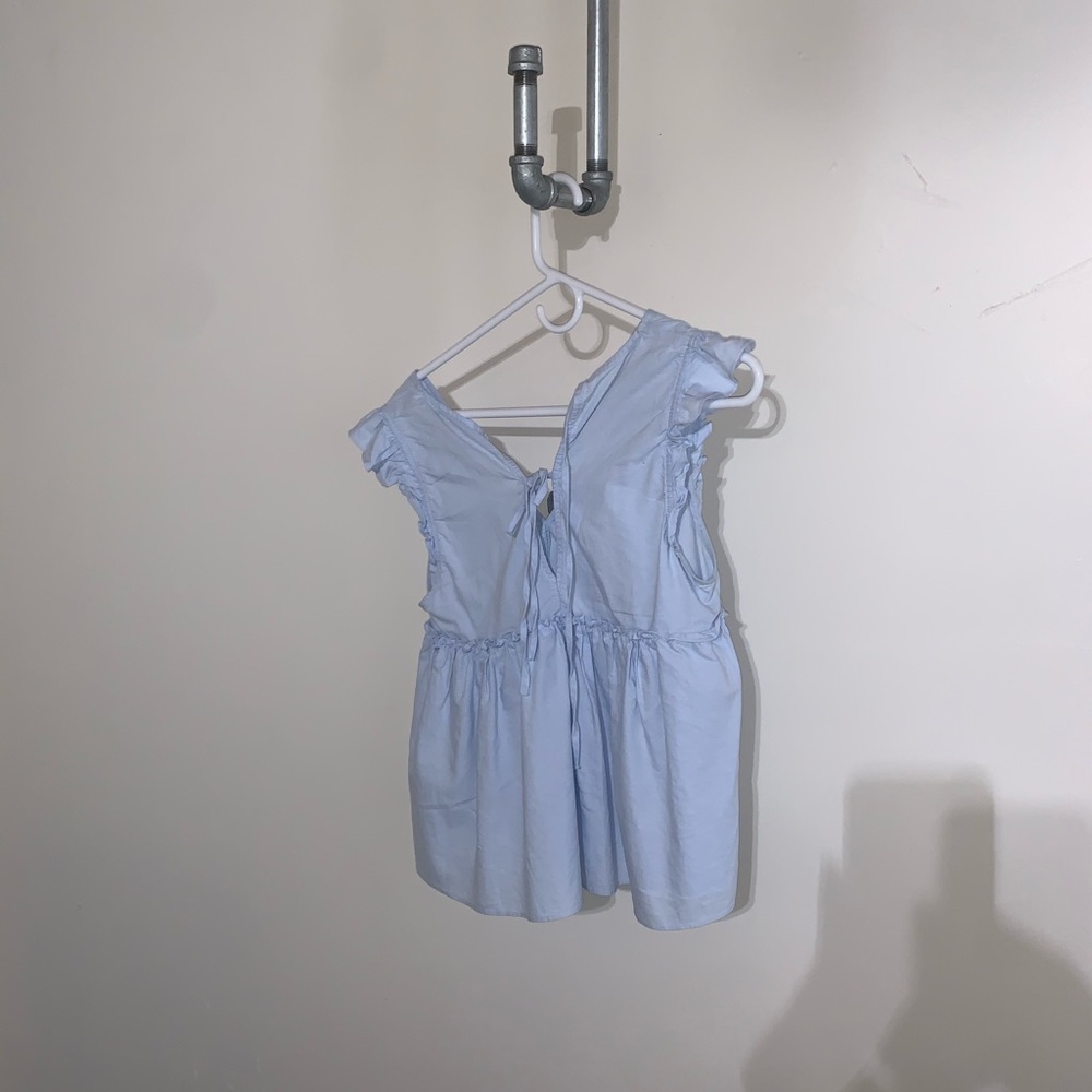Baby blue blouse
